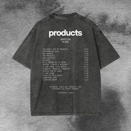 Jiafei Tracklist Oversize Tee